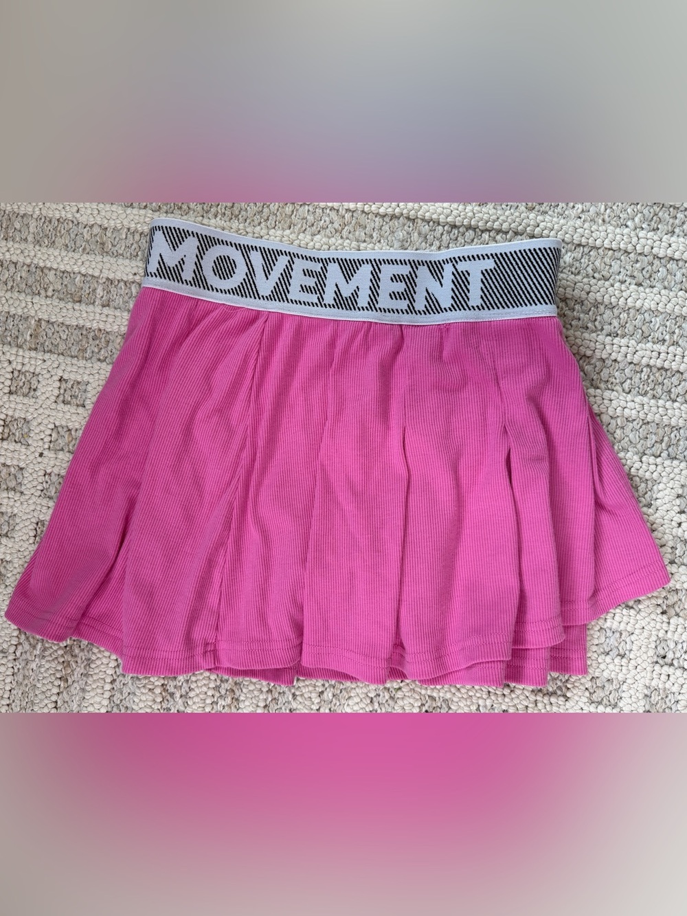 Pink free people movement skirt XS